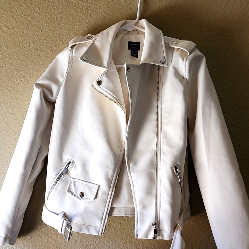 Faux leather jacket